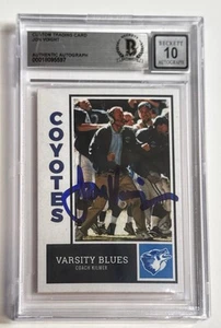 Tarjeta de blues universitario firmada por Jon Voight ¡RARA! Auto 10 BAS 00018095597 - Imagen 1 de 2