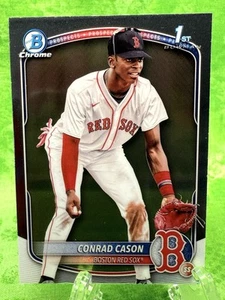 Conrad Cason - 2025 Bowman Prospect #BCP-130 Boston Red Sox 1st Bowman - Picture 1 of 11