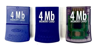 Intec 4MB Memory/3 pcs/ Card Nintendo GameCube GC-5100-D 59 block 4mb - Image 1 of 3