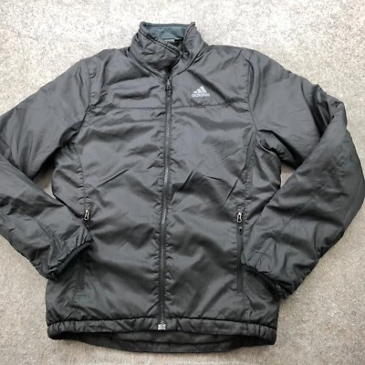 Куртка мужская Adidas маленькая черная ветровка на молнии на открытом воздухе разогрев пуховик - Изображение 1 из 4