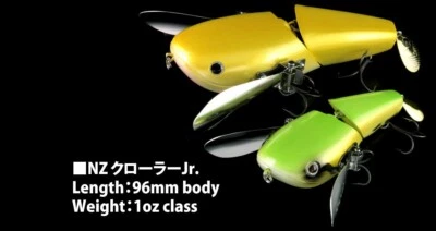 Señuelo de cebo plano ancho para bajo deps NZ CRAWLER Jr. 96 mm 1 oz Foto 1 de 4