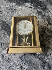 Seiko PENDULUM Quartz Carriage Anniversary Clock QQZ288G - Picture 1 of 16