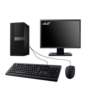 PC Dell Optiplex 7040 MT Ecran 22" Intel G4400 RAM 16Go SDD 240Go W11 Wifi - Photo 1/7