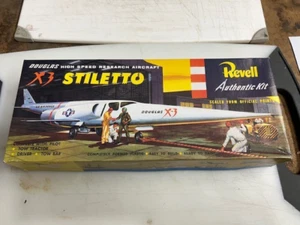 Vintage Revell X3 Stiletto Research Craft.....Kit H-259:89...1/65 Scale - Picture 1 of 2