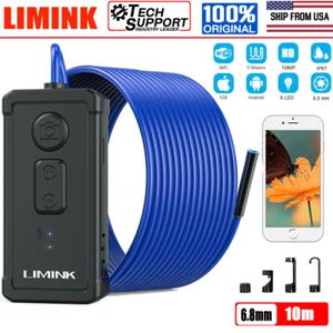 WiFi 1944P 6.8mm Endoscope Camera IP67 Sewer Plumbing Industrial Borescope lot - Picture 1 of 14