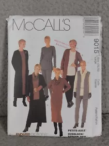 McCalls 9015 Infinite Opzioni Modello Armadio Autunno/Inverno Misses' 16-18 Non Tagliato - Foto 1 di 4