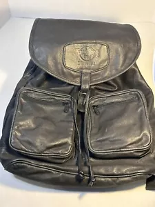 Vintage Hard Rock Cafe Honolulu schwarz Kunstleder Rucksack - Bild 1 von 19