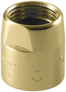 Kohler K-9660-PB Vacuum Breaker, Vibrant Polished Brass Raindrop 1/2x1/2" - Picture 1 of 4