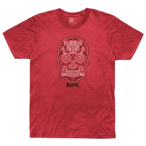 Camiseta Magpul Para Hombre Mezcla Calavera de Azúcar Mediana Roja Brezo MAG1217-612-M - Imagen 1 de 1
