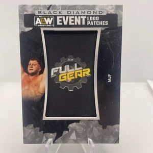 AEW 2024 Upper Deck Black Diamond MJF Full Gear Event Logo Patch - Picture 1 of 2