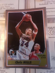 Sticker Nba Basket 1994 1995 Panini #41 Chris Mills Cleveland Cavs Future Star - Imagen 1 de 2