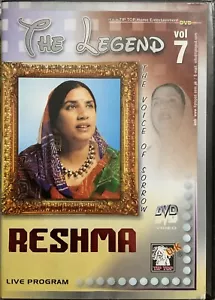 The Legend Reshma The Voice Of Sorrow Vol 7 - Pakistani Music DVD - Imagen 1 de 2