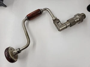 Vintage Craftsman 10" Sweep Ratcheting Hand Auger Bit Brace Drill. USA - Picture 1 of 10
