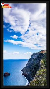 MENNTHUI 5X10 Black Picture Frame, Tabletop and Wall Mounting Horizontally or Ve - Picture 1 of 12