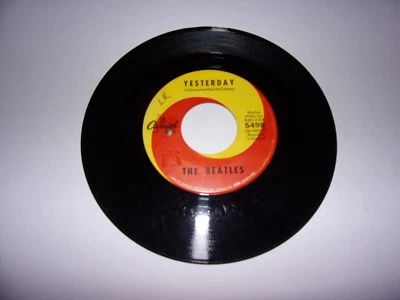 The Beatles: Yesterday / Act Naturally / 45 Rpm / 1968 / Capitol 5498 / Oldies - Image 1 of 2
