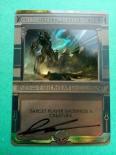 MTG Magic Diabolic Edict FOIL Signed Artist Proof Amonkhet Invocations Daarken