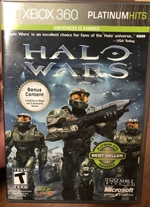 Xbox 360 Halo Wars 2009, Platinum Hits Edition With Manual Tested - Picture 1 of 6