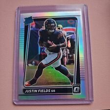2021 Panini Donruss Optic #204 JUSTIN FIELDS Holo Rated Rookie Prizm RC Bears SP