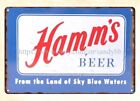 Hamms Beer metal tin sign pop shop themed office decor