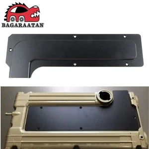 Black Aluminum Coil Pack Spark Plug Cover Plate Fit for Mitsubishi Eclipse 4G63 - Picture 1 of 10