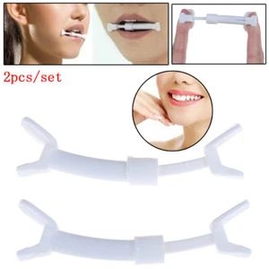 2 piezas tóner facial para boca delgada cara flexible sonrisa tonificador-qk - Imagen 1 de 11