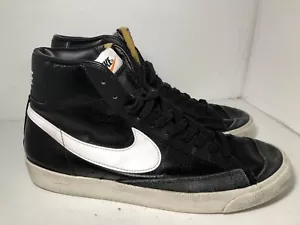 Size 12 - Nike Blazer '77 Vintage Mid Black Sail Leather (BQ6806-002) - Picture 1 of 7