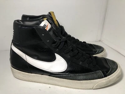 Size 12 - Nike Blazer '77 Vintage Mid Black Sail Leather (BQ6806-002) - Image 1 of 4