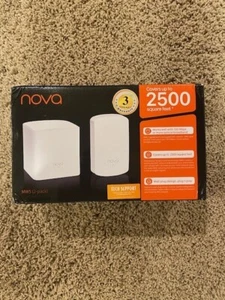 Tenda Nova MW5 2PK Mesh WiFi System WiFi Router Up to 2500 sq.ft. AC1200 Wireles - Picture 1 of 3