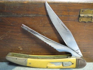 WESTERN USA S-751  2 BLADE FISHING KNIFE W/Scaler & HOOK REMOVER - Picture 1 of 8