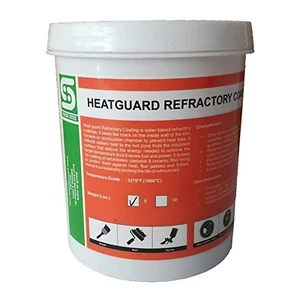 5lb Heat Guard Refractory Coating Upto 3270F For Coating of Bricks - Picture 1 of 6