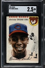 1954 Topps #94 Ernie Banks Rookie SGC 2.5 HOF RC Chicago Cubs Baseball Card