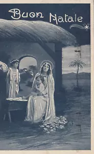 CARTOLINA *74 AUGURI-FESTE BUON NATALE AUGURI BUON ANNO REGALI VIAGGIATA 1926 - Foto 1 di 2
