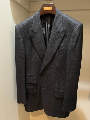 TOM FORD 40R 50R Basic Base A Gray Silk Cashmere Sportcoat Blazer Jacket - Image 1 of 4