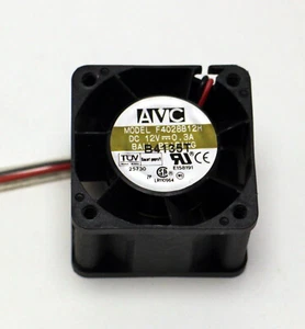 N13-06902 FAN Lüfter AVC F4028B12H  40x40x28mm 12V- 0,3A - Bild 1 von 3