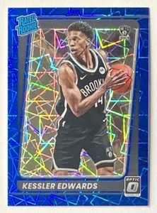 2021-22 Optic Kessler Edwards Blue Velocity Prizm Rookie SP RC #154 Kings NBA