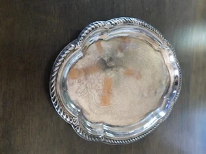 Davco Silver Tray Silver plated Vintage Unknown Pattern - Picture 1 of 4