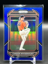2023 Panini Prizm Baseball #173 Carson Whisenhunt  San Francisco Giants Blue