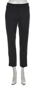 Pantalones de vestir Elliott Lauren para mujer talla 4 negros lisos recortados pierna recta pantalones - Imagen 1 de 4
