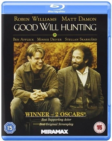 GOOD WILL HUNTING BLURAY Matt Damon Ben Affleck Robin Williams Movie Film New R2 - Image 1 of 1