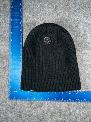 Volcom Beanie Toque Adult One Size Black Knit 100% Polyacrylic Skate Skater - Image 1 of 4