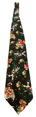 复古经典 Looney Tunes 领带圣诞虫 Tweety Sylvester Taz 1999 — 第 1/4 张图片