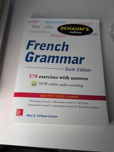 Schaum's Outline of French Grammar by Mary Crocker: New - Imagen 1 de 2