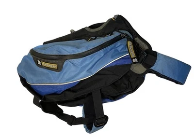 Mochila de caminhada Ruffwear Approach Dog Gear Pack azul alforjes médios - Imagem 1 de 4