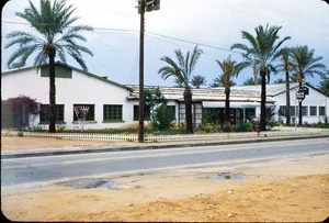 Vintage 35mm Slide MCO CLUB ON WHEELUS AIR BASE TRIPOLI, LIBYA 1952 37 - Picture 1 of 3