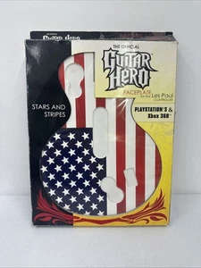 Guitar Hero Faceplate STARS AND STRIPES Les Paul PS3 & Xbox 360 - Picture 1 of 8