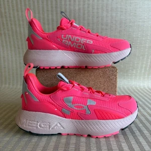 Under Armour HOVR Mega 2 MVMNT Shoes Mens 8.5 Womens 10 Pink Shock 3026629-603 - Picture 1 of 20