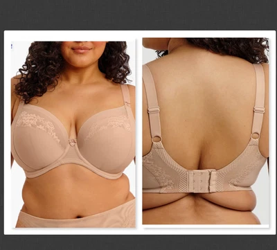 NEW Elomi Nerina Underwire Plunge Bra EL302734  Size 44G US /  44F UK - Image 1 of 4