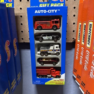 1996 Hot Wheels Auto City 5-Car Gift Pack  - Image 1 of 2