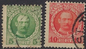 Danish West Indies Used 1908 issues (ak8076) - Picture 1 of 1