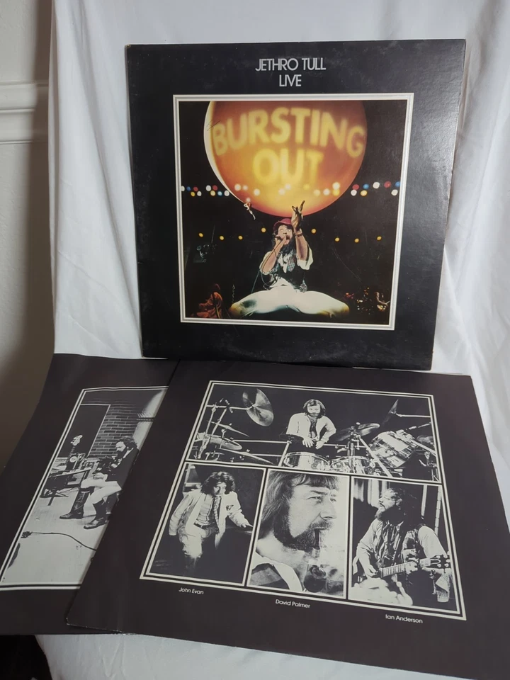 🔥 JETHRO TULL Live "Busting Out" 1st US Press 2LP promo (R) RARE - Image 1 of 4